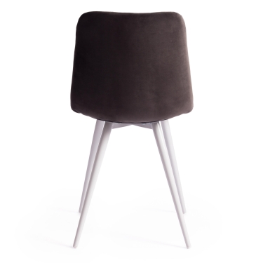 Стул KRANZ mod. 9322М экокожа / пластик , 53 х 55 х 45 х 76,5, Grey Cерый 7 / Brown Коричневый 9 / черный