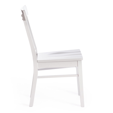 Стул Retro дерево гевея, МДФ, 44,3 x 55 x 89 x SH45см, Белый White