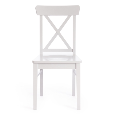 Стул Retro дерево гевея, МДФ, 44,3 x 55 x 89 x SH45см, Белый White