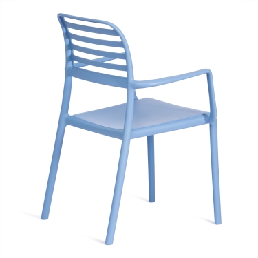 Стул VALUTTO mod. 54 пластик, 58 х 57 х 86 см , Pale blue бледно-голубой 33780