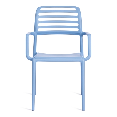 Стул VALUTTO mod. 54 пластик, 58 х 57 х 86 см , Pale blue бледно-голубой 33780