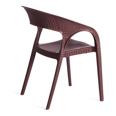 Стул TINTO mod. PC59 пластик, 60 х 63 х 83 см, Brown коричневый