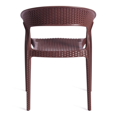 Стул TINTO mod. PC59 пластик, 60 х 63 х 83 см, Brown коричневый