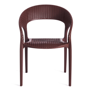 Стул TINTO mod. PC59 пластик, 60 х 63 х 83 см, Brown коричневый