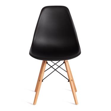 Стул Tetchair CINDY EAMES mod. 1801 дерево бук/металл/сиденье пластик, Black черный