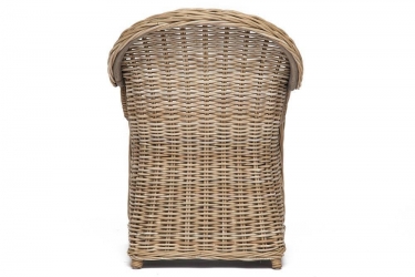 Кресло Secret De Maison MAISONET c подушкой натуральный ротанг, 636685 см, натуральный серый/natural grey