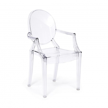 Кресло Tetchair MEDALION mod. 922 пластик, прозрачный