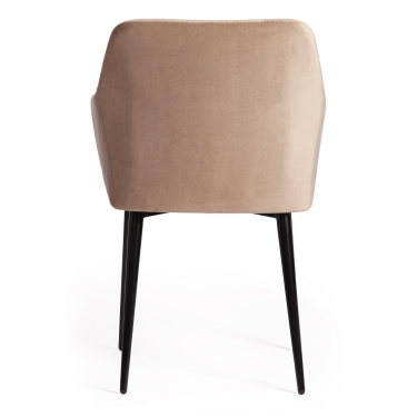 Кресло Tetchair BREMO mod. 708 ткань/металл, бежевый barkhat 5/черный