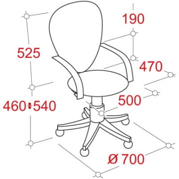 Кресло офисное VB_CH-599AXSN 202090 Черный