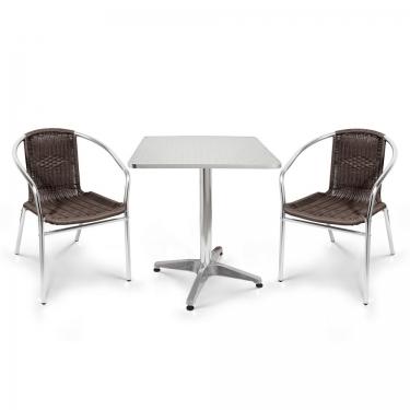 Комплект мебели LFT-3099B/T3125-60x60 Brown 2Pcs