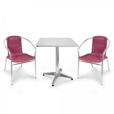 Комплект мебели LFT-3099F/T3125-60x60 Bordo 2Pcs