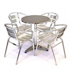 Комплект мебели LFT-3059/T3127-D60 Silver 4+1 LFT-3059/T3127-D60 Silver 4Pcs