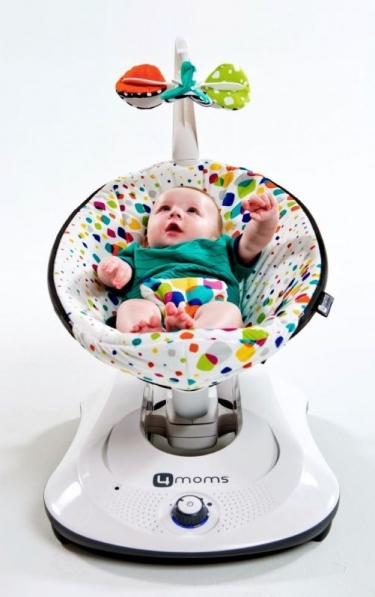 Электронное кресло-качалка 4Moms РокаРу RockaRoo Графитовый меш