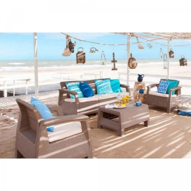 Комплект для отдыха Yalta 3set AFM-1030B Beige/Cappuccino