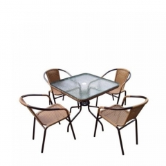 Комплект мебели Николь-2LB TLH-037С-TLH070SR-70x70 Light Beige