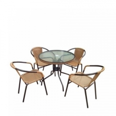 Комплект мебели Николь-1LB TLH-037С-TLH080RR-D80 Light Beige