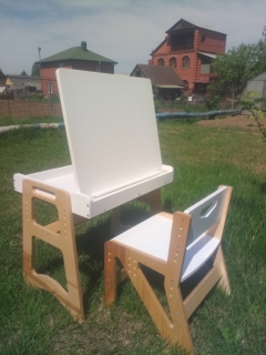 Комплект парта и стул растущие