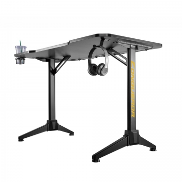 Стол для геймеров LUMI GMD03-1 c подсветкой Black