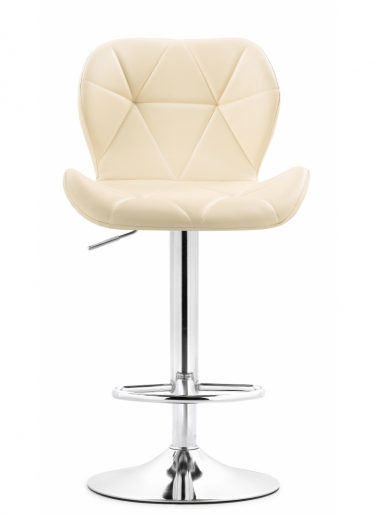 Барный стул  Trio beige / chrome