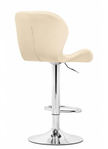 Барный стул  Trio beige / chrome