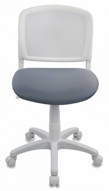 Кресло детское Бюрократ CH-W296NX/15-48 Белый Серый