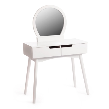 Стол с плиткой CT 3349 дерево гевея/плитка, 124х84х75см, butter white, Рисунок - Прованс с бордюром