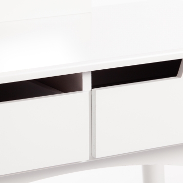 Стол с плиткой CT 3349 дерево гевея/плитка, 124х84х75см, butter white, Рисунок - Прованс с бордюром