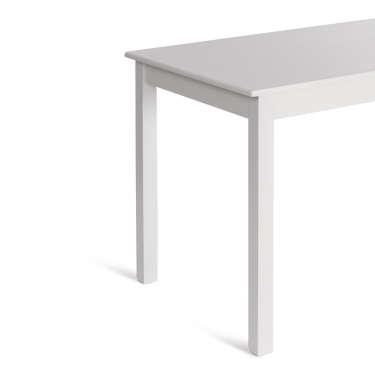 Стол MOSS бук, мдф, 68 х 124 х 77 см, white белый