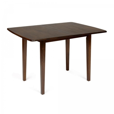 Стол TEODORO mod. F-SHR3624RD W4 дерево гевея/мдф, 60x9090x120x76см, walnut орех