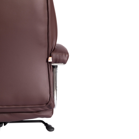 Кресло офисное Tetchair Trust max экокожа, коричневый