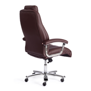 Кресло офисное Tetchair Trust max экокожа, коричневый