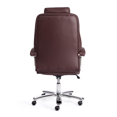 Кресло офисное Tetchair Trust max экокожа, коричневый