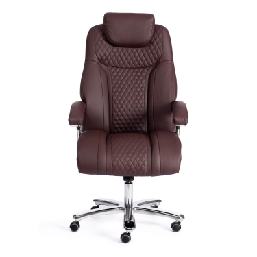 Кресло офисное Tetchair Trust max экокожа, коричневый
