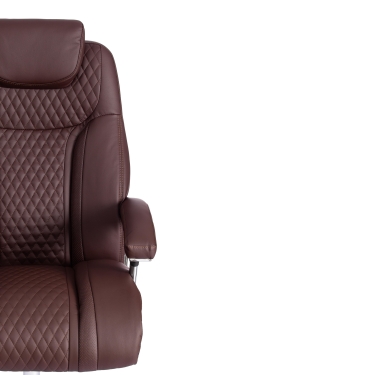 Кресло офисное Tetchair Trust max экокожа, коричневый