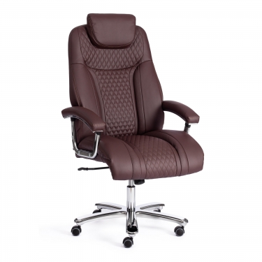 Кресло офисное Tetchair Trust max экокожа, коричневый