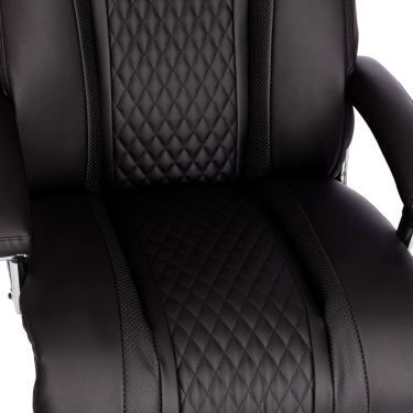 Кресло офисное Tetchair Trust max экокожа, черный