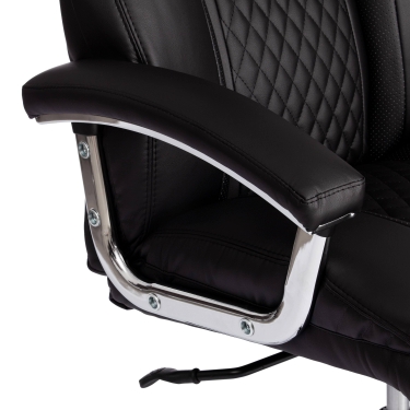 Кресло офисное Tetchair Trust max экокожа, черный