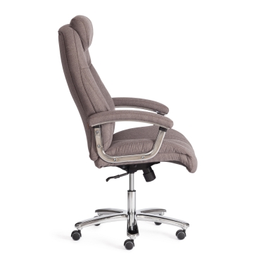 Кресло офисное Tetchair Trust max, ткань рогожка Nice, мокко (серо-бежевая)