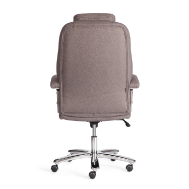 Кресло офисное Tetchair Trust max, ткань рогожка Nice, мокко (серо-бежевая)