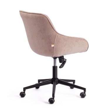 Кресло офисное Tetchair DUBLIN велюр Clermon, бежевый, 40
