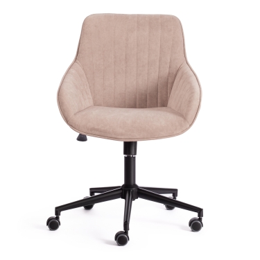 Кресло офисное Tetchair DUBLIN велюр Clermon, бежевый, 40