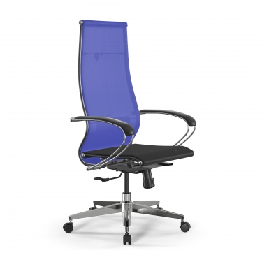 Кресло офисное ErgoLife SynchroSit 10 B1-107K - T Васильковый-Черный*