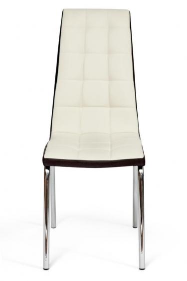 Стол RADCLIFFE Mod. EDT-VG002 мдф high glossy, закаленное стекло, 120/150x80x75, коричневый, стекло burning stone