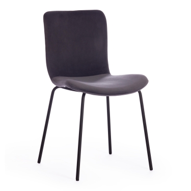 Стул барный DORO mod. 9088S пластик/металл, 53,5 х 52 х 74 х 97,5 см , Grey Cерый 7 / Brown Коричневый 9 / черный