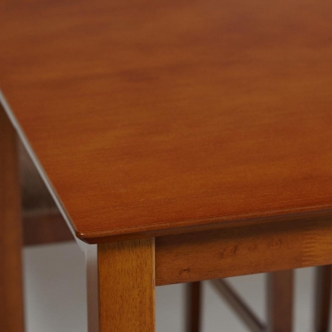 Обеденный комплект Хадсон стол + 4 стула Хадсон стол + 4 стула/ Hudson Dining Set дерево гевея/мдф, стол 110х70х75см / стул 44х42х89см, Espresso, ткань кор.-зол. 1505-9