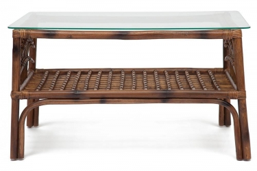 Столик кофейный Secret De Maison Kavanto натуральный ротанг, 835347 см, коричневый античный / Brown Antique
