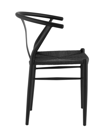 Стул обеденный Stool group Wishbone Style Черный