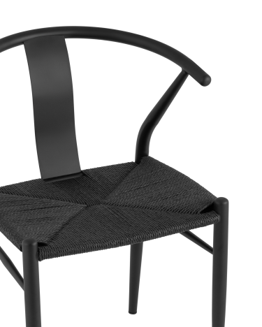 Стул обеденный Stool group Wishbone Style Черный