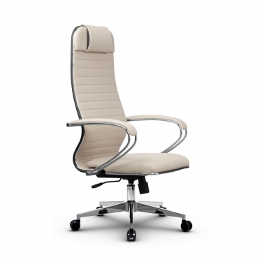 Кресло офисное METTA B 1m 17K1/K131, Основание 17834 Комплект 3 Светло-бежевое