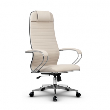 Кресло офисное METTA B 1m 17K1/K131, Основание 17834 Комплект 3 Светло-бежевое